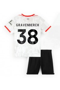 Liverpool Ryan Gravenberch #38 Babytruitje 3e tenue Kind 2024-25 Korte Mouw (+ Korte broeken)